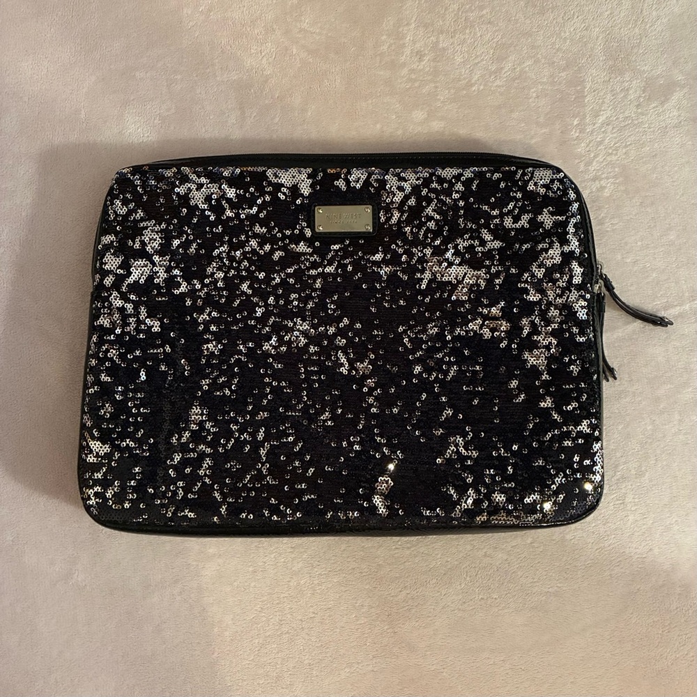 iPad/laptop Sequins Zip-Up Case